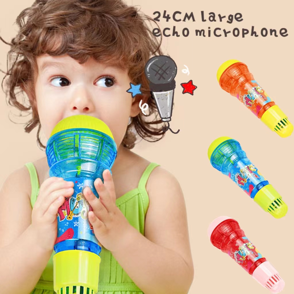 24CM Echo Microphone for Kids Children Microphone Singing Toy Mic Voice
