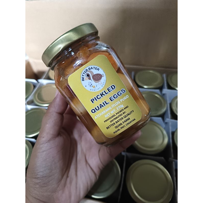 Pickled Quail Eggs (Atcharang itlog ng pugo) Shopee Philippines