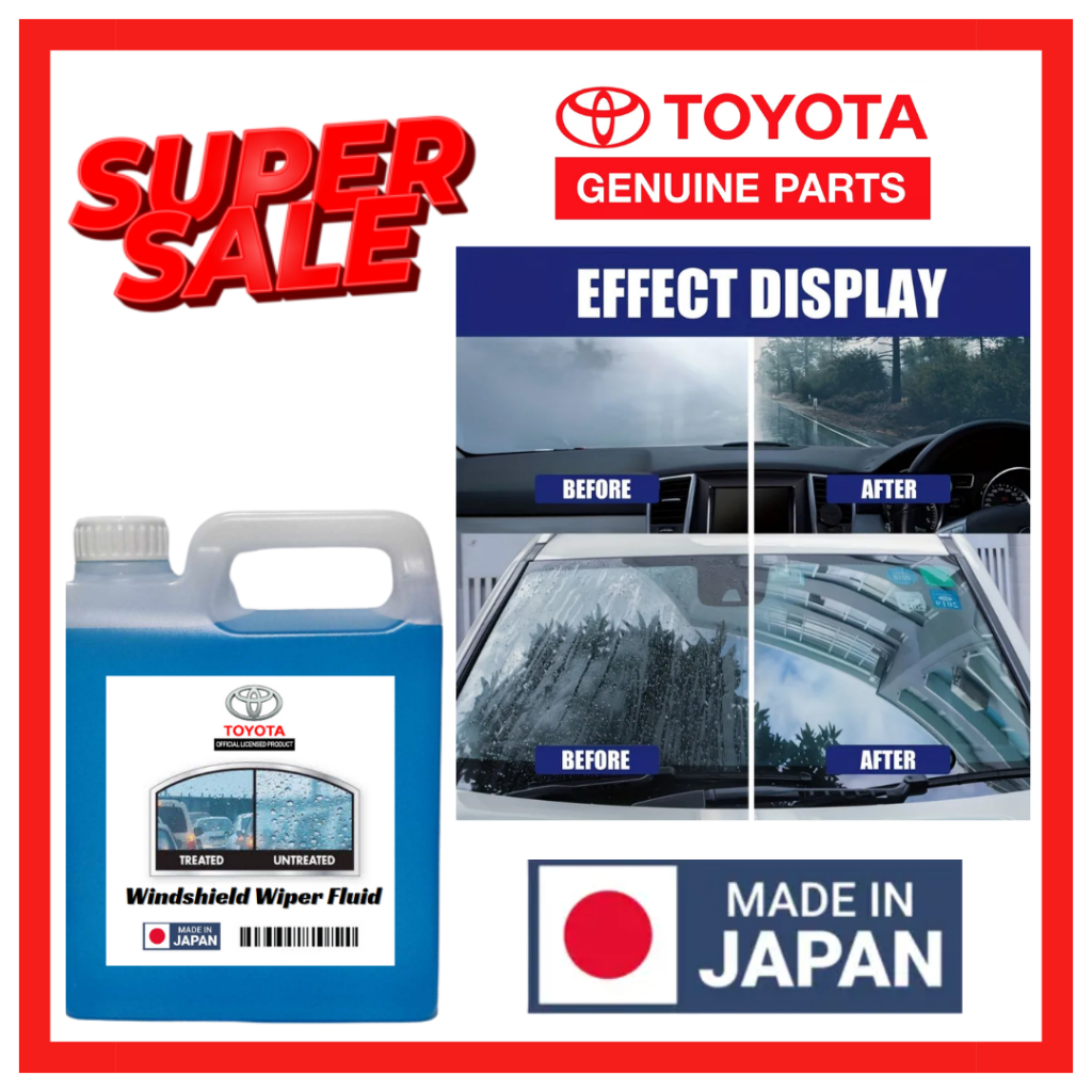 Genuine Toyota Extra Strength Window Washer Fluid 4Liter. Hydrophobic