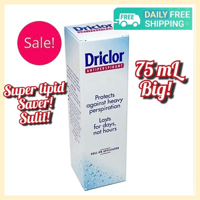 Driclor 75mL Big! Stiefel Expiration 10/2025 Effective Antiperspirant