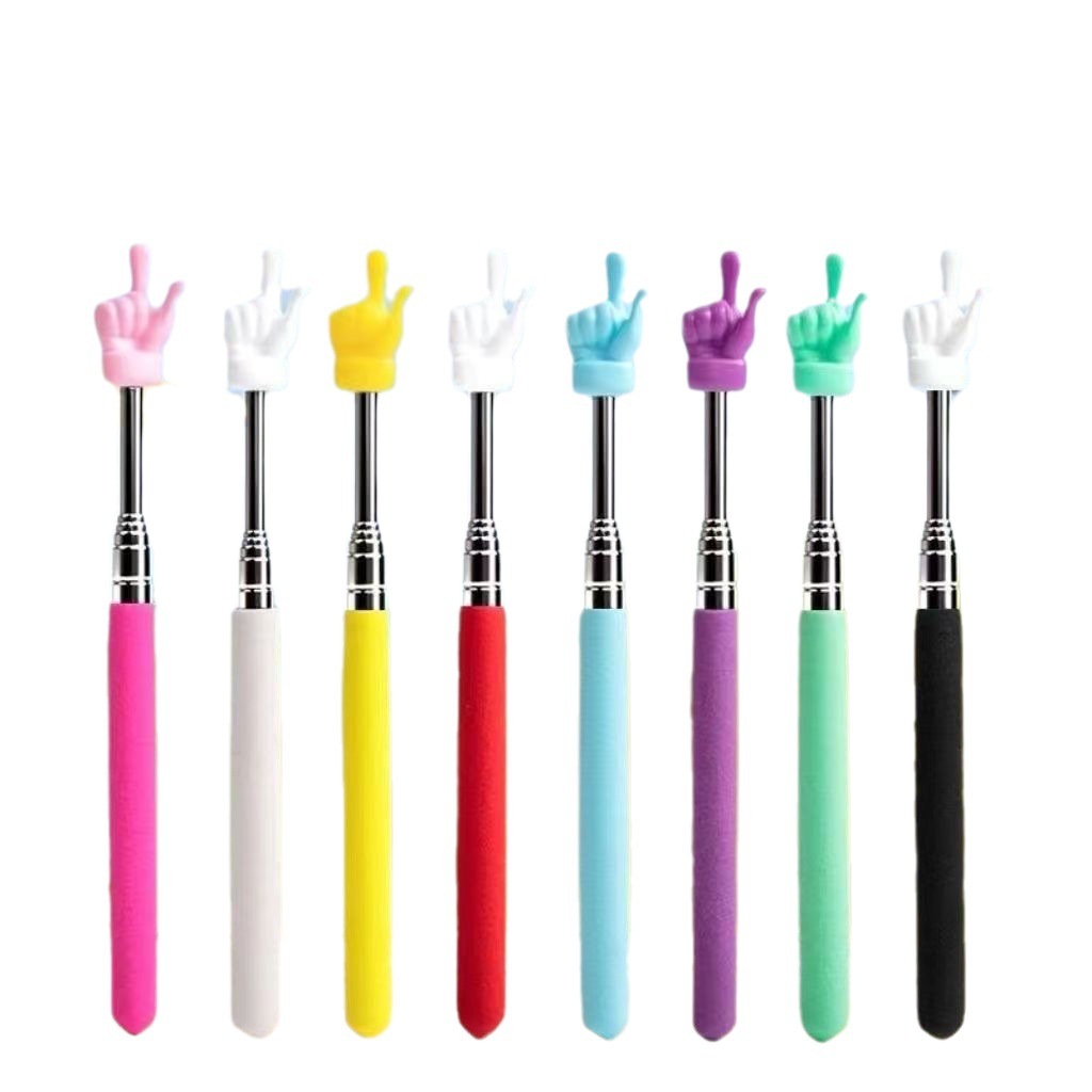Telescopic Teachers Pointer Rod Finger Design Retractable Teaching ...