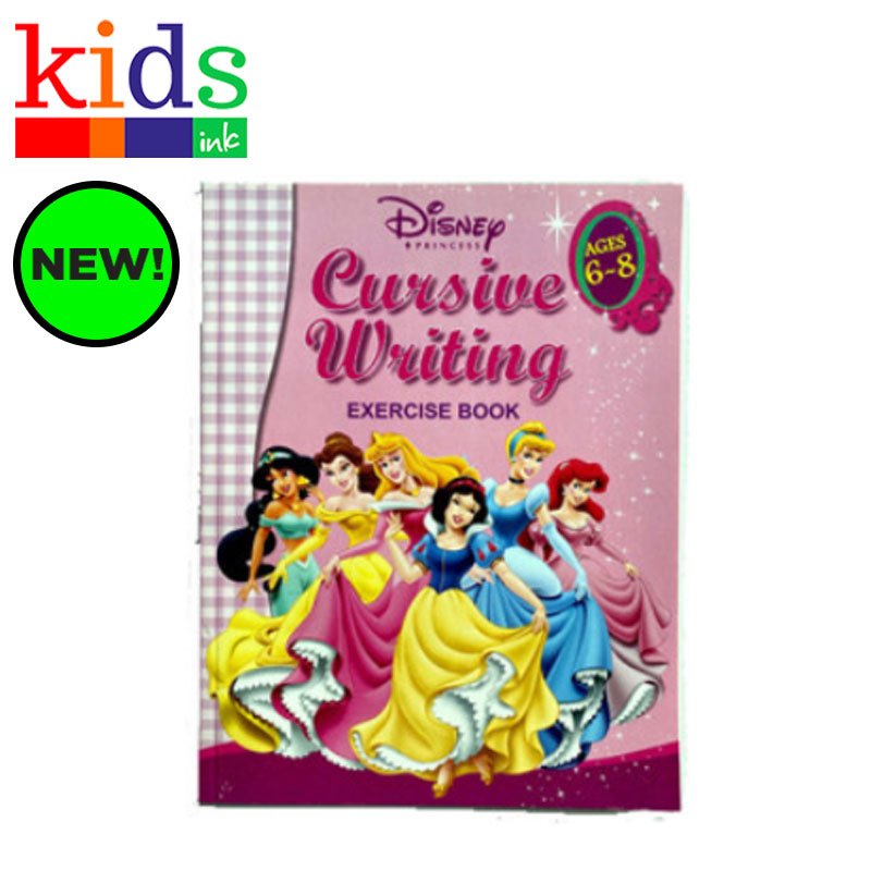 DISNEY PRINCESS - CURSIVE WRITING TRADE PAPERBACK - Kids Ink | Shopee ...