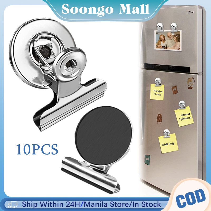 10PCS Magnet Clips 31mm Fridge Magnets Strong Clips Message Note Holder ...