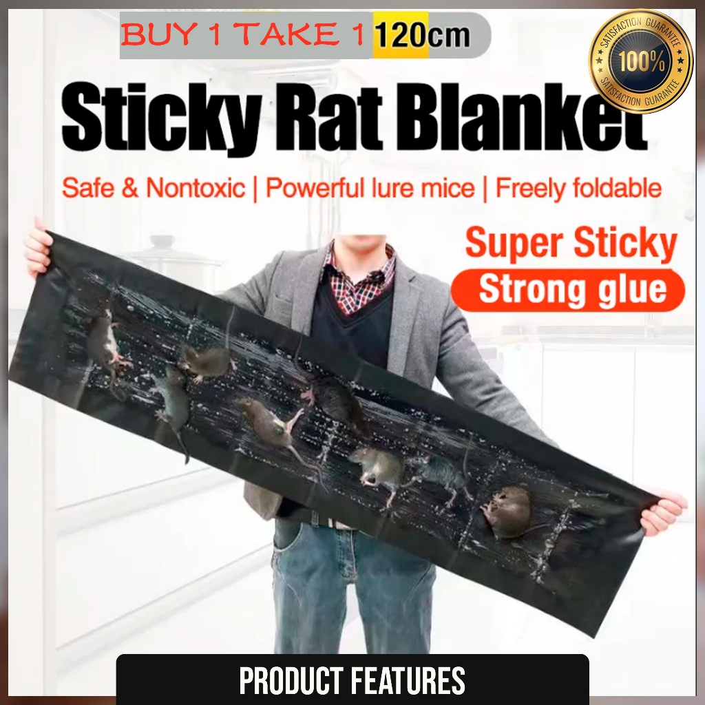 Big Size Mouse Board Sticky Mice Glue Trap High Effective Rodent Rat ...
