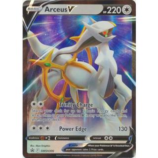 Arceus V & Vstar - Pokemon Card Lot - Black Star Promo SWSH307 + SWSH306