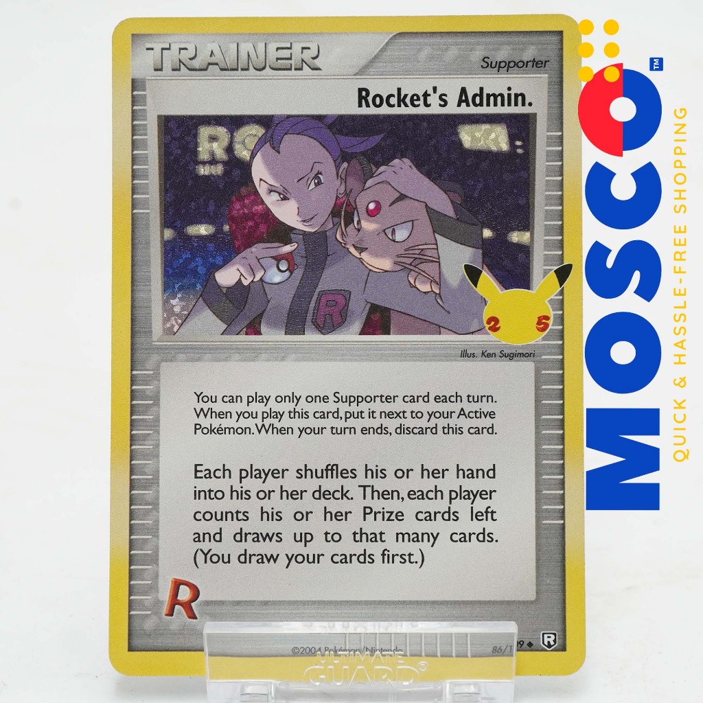 Rocket's Admin - 86/109 - Holo Rare Celebrations Classic Collection ...