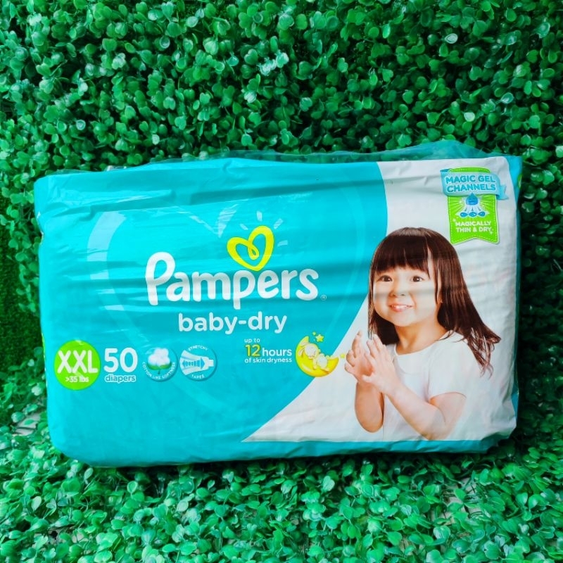 XXL Pampers BabyDry Tape 50's Shopee Philippines