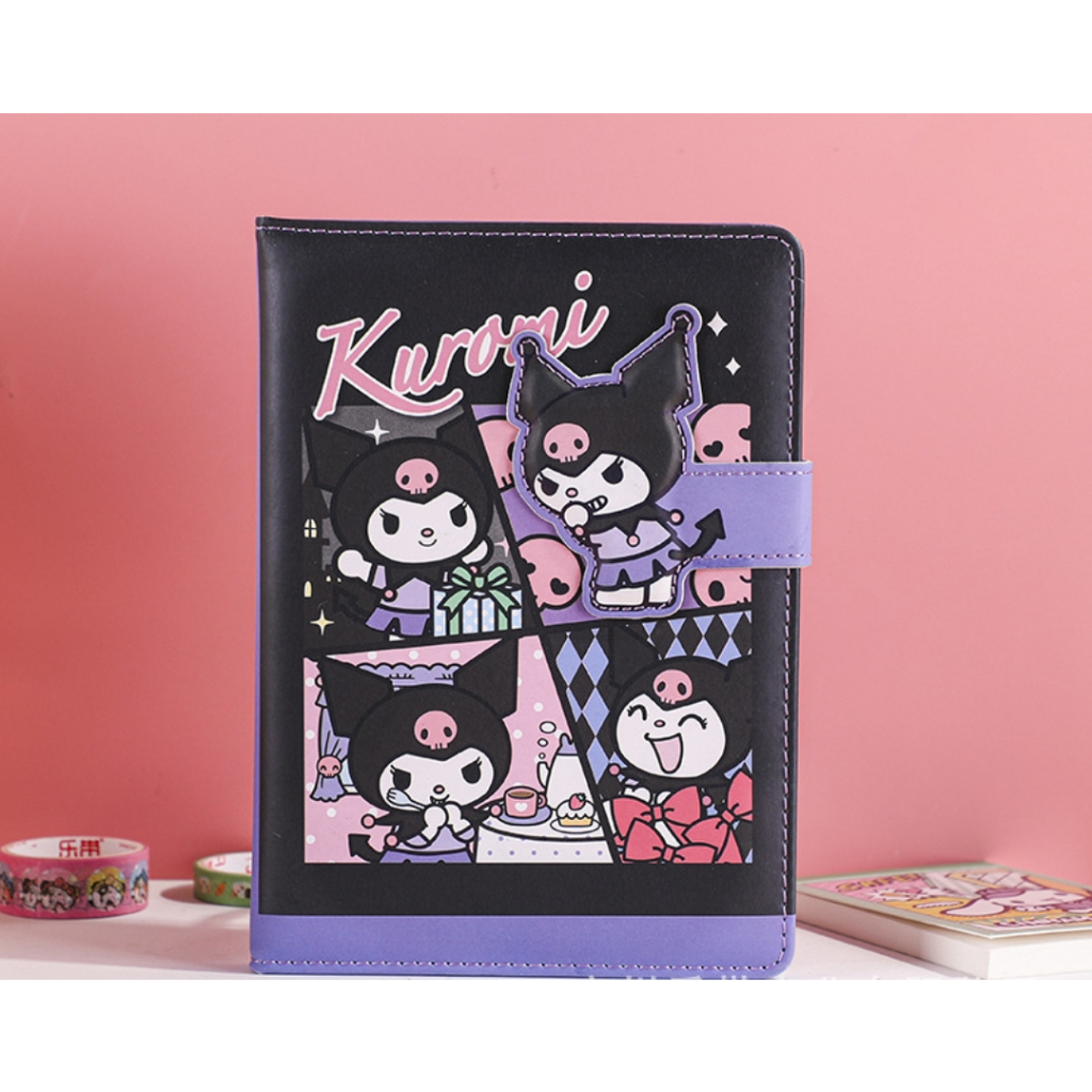 Sanrio Kuromi Pu Leather Notebook 