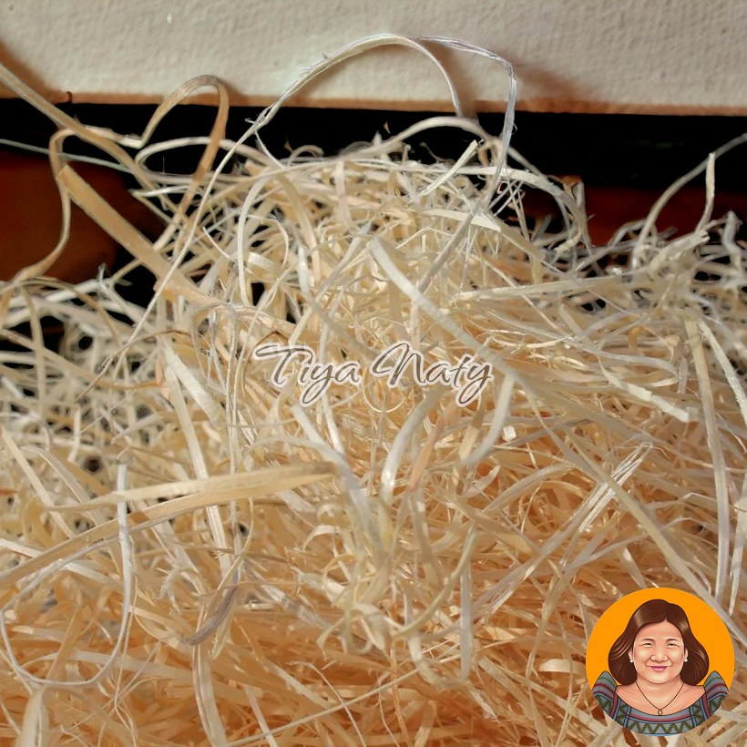 TIYA NATY 1-KILO Natural Raffia Fiber Buri Palm Grass Native Raw ...