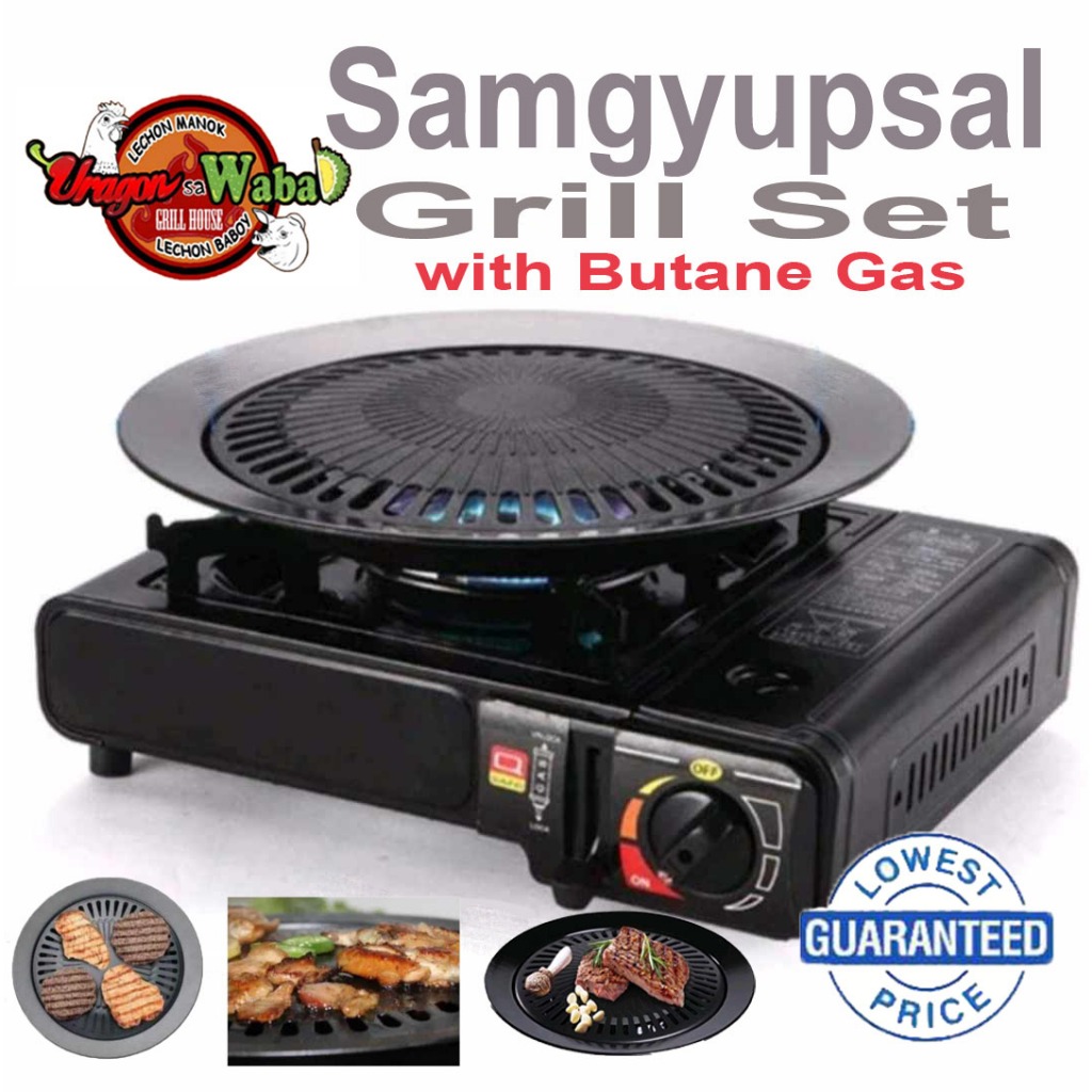 Samgyupsal Grill Set With Case Butane Shopee Philippines