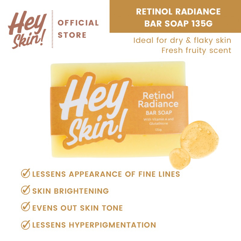 HeySkin Retinol Radiance Bar Soap 135 Grams Shopee Philippines