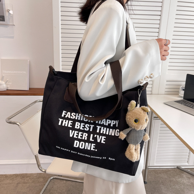 Yvon Canvas Sling Tote Bag for women gift Korean fashion afforable ...