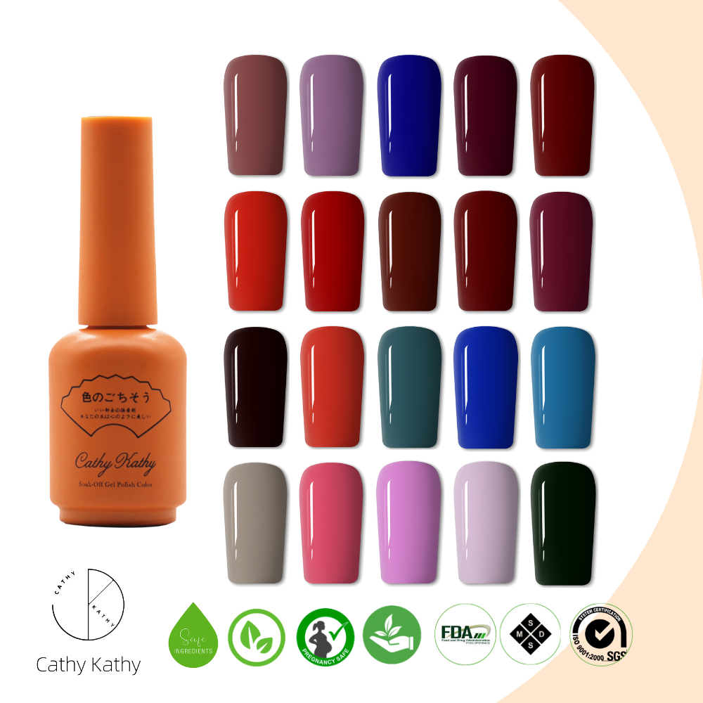 Cathy Kathy Tokyo Collection Japanese UV Color Coat Gel Polish in 15 ml ...
