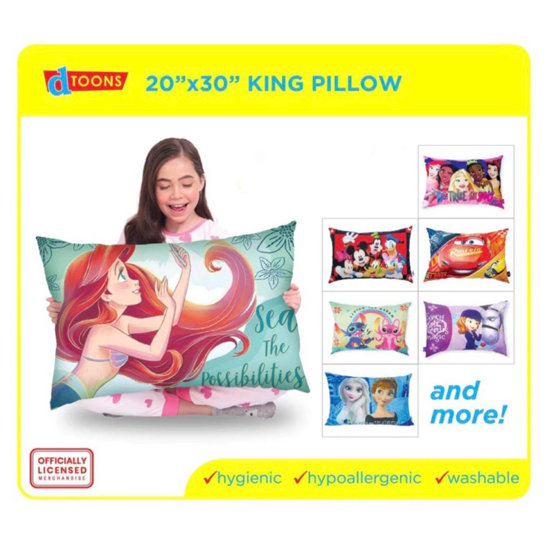 Dakki Character Pillow King Size 20x30 Shopee Philippines