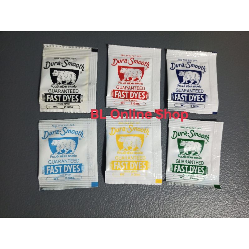DURA-SMOOTH FAST DYES/DURA DYE(sold per sachet) | Shopee Philippines