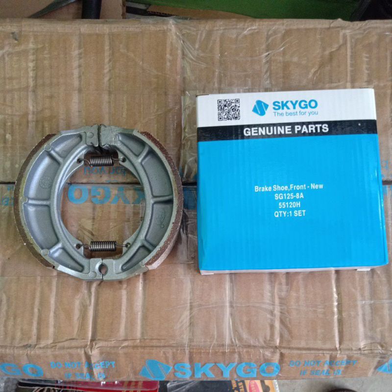 Front Brake Shoe Skygo Genuine Parts Wizard/King | Shopee Philippines
