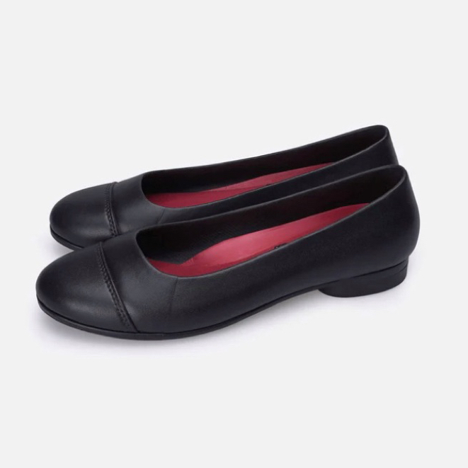 Easy Soft by World Balance SANDRIA Flats Black Shoes for Women