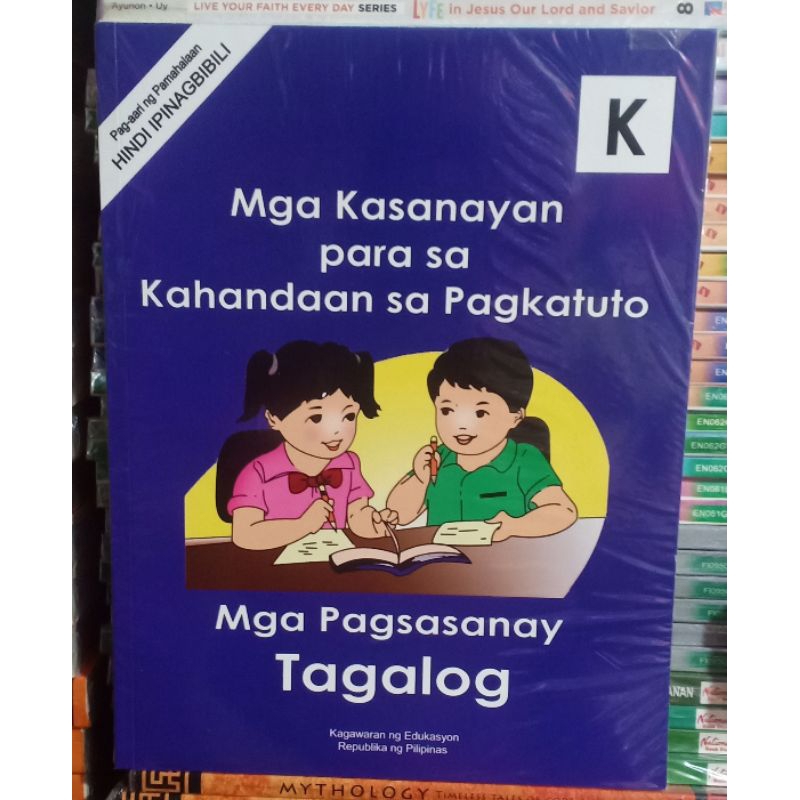 Mgae Kasanayan para sa kahandaan sa pag tuturo Kinder Tagalog | Shopee ...