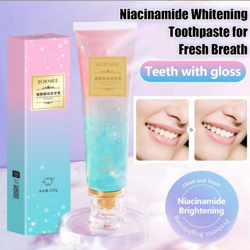 CFZ JIORNIEE Niacinamide Toothpaste Whitening Teeth 100g | Shopee ...