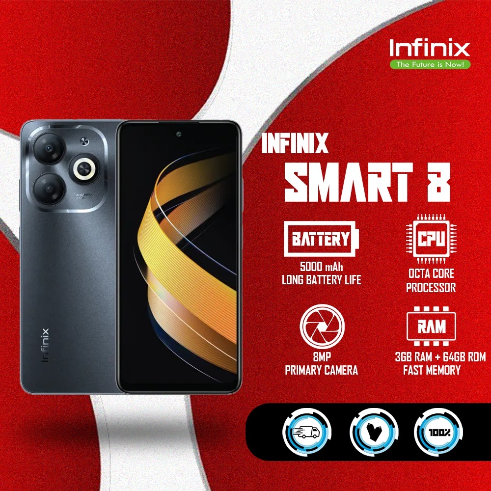 Infinix Smart 8 Lte 3gb Ram 64gb Rom 6 6 Inches Ips Lcd 5000mah Shopee Philippines