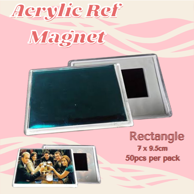 QUAFF Photo Insert Acrylic Keychain F41 Ref Magnet (50pcs per pack ...