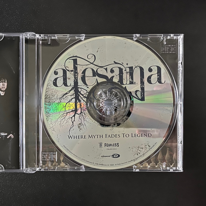 ALESANA Where Myth Fades To Legend Enhanced CD ALBUM DISC (USA