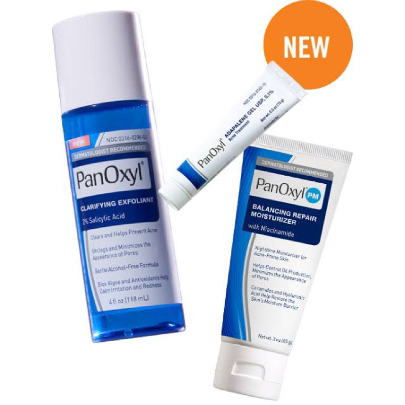 Panoxyl CLARIFYING EXFOLIANT ADAPALENE GEL BALANCING REPAIR MOISTURIZER Shopee Philippines