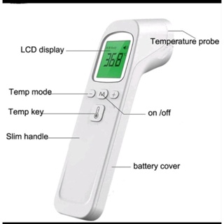 1pcs Thermometer Gun for Adults Kids Baby Children Body , No Touch Infrared  Forehead Thermometer for Fever, Medical IR Digital Body Thermometer,Pink
