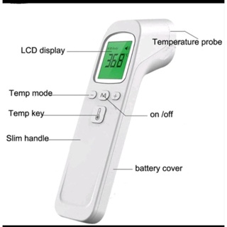 Infrared Forehead Thermometer Accurate Digital Non-Contact Laser  Temperature Gun Portable Baby Body Basal Thermometer Gun with LED Display  for Infants and Adults, immediate Instant Result(AD801) 