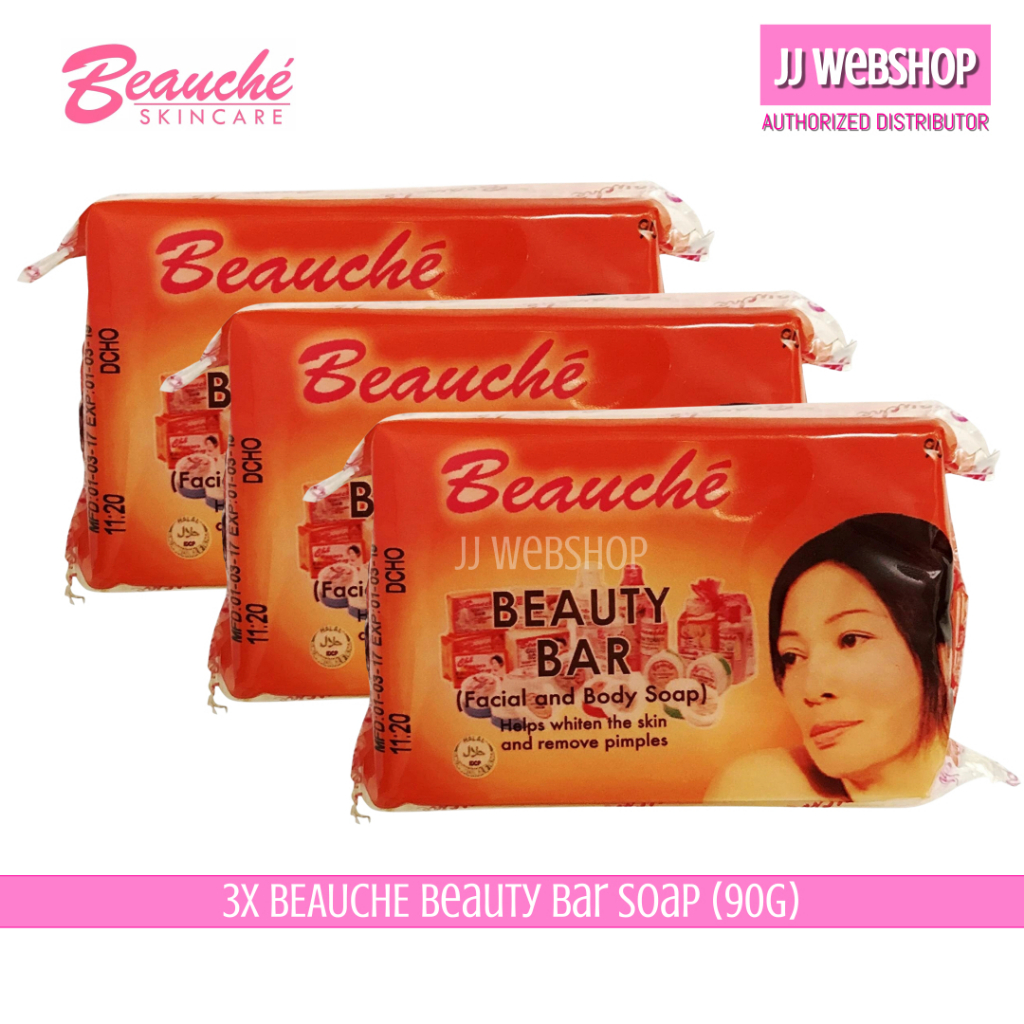 3 pcs Beauche Beauty Bar Soap 90g