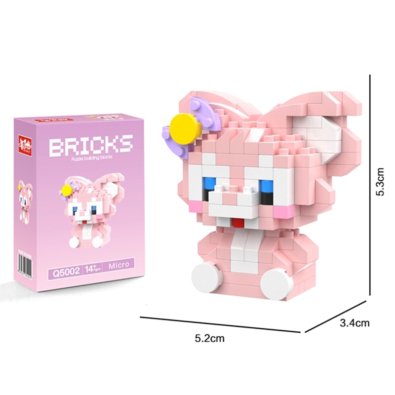 【DUZ】Mini Building Blocks Assembled Small Sanrio Particles Toys For Kid ...