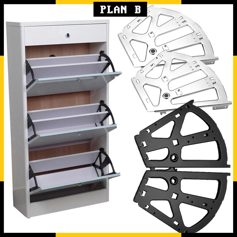 2pcs/set Shoe Flip Drawer Hinge Shoe Rack Hinges 2/3 Layers Shoe Flip