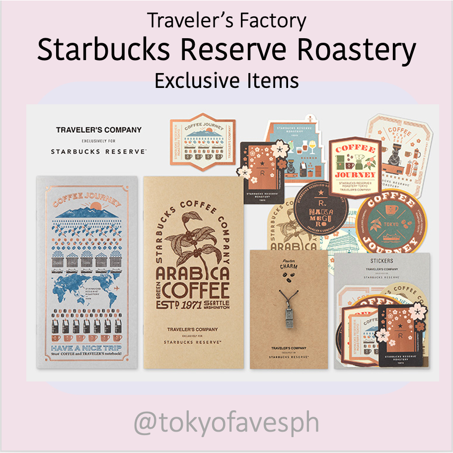 Traveler's Notebook Starbucks Reserve Roastery Tokyo Exclusive items