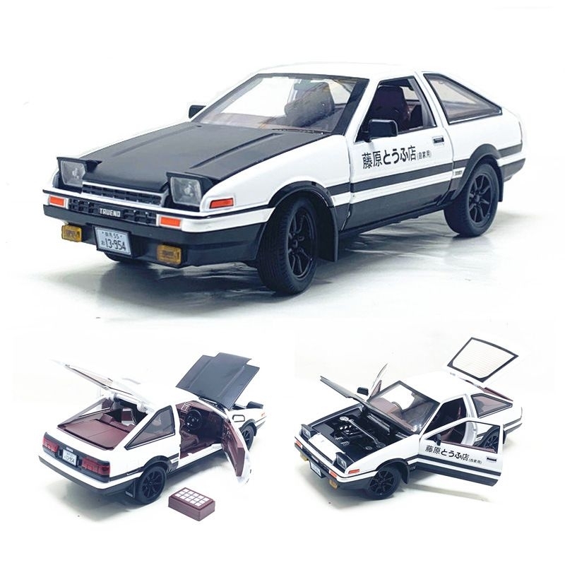 miniauto 1:24 initial D toyota trueno AE86 diecasr | Shopee Philippines