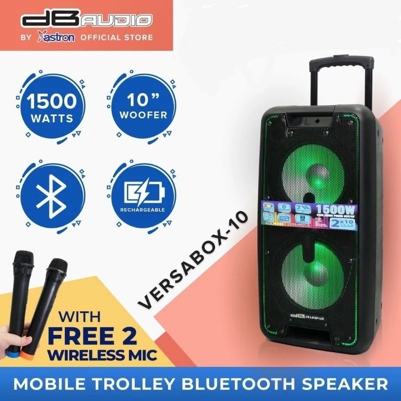 DB Audio VERSABOX 10 Portable Bluetooth speaker | Shopee Philippines