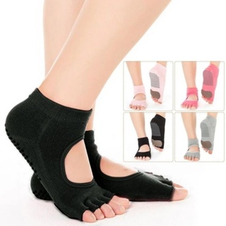 Yoga Socks for Women Non Slip, Toeless Non Skid with Grip Sock - Pilates,  Barre, Ballet，Bikram Workout : : Clothing, Shoes & Accessories