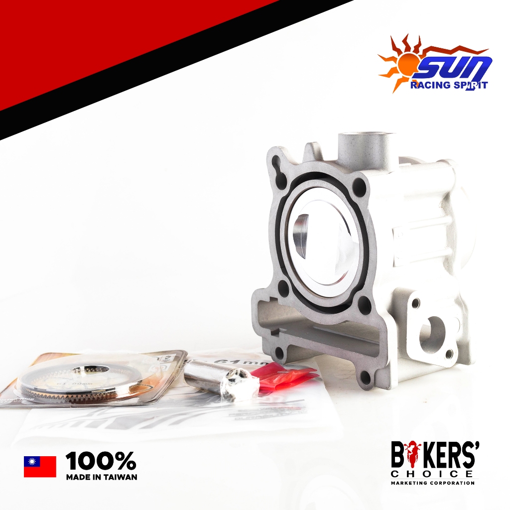 Sun Racing 61mm Ceramic Cylinder Block Set (Mio MXi 125) | Shopee ...