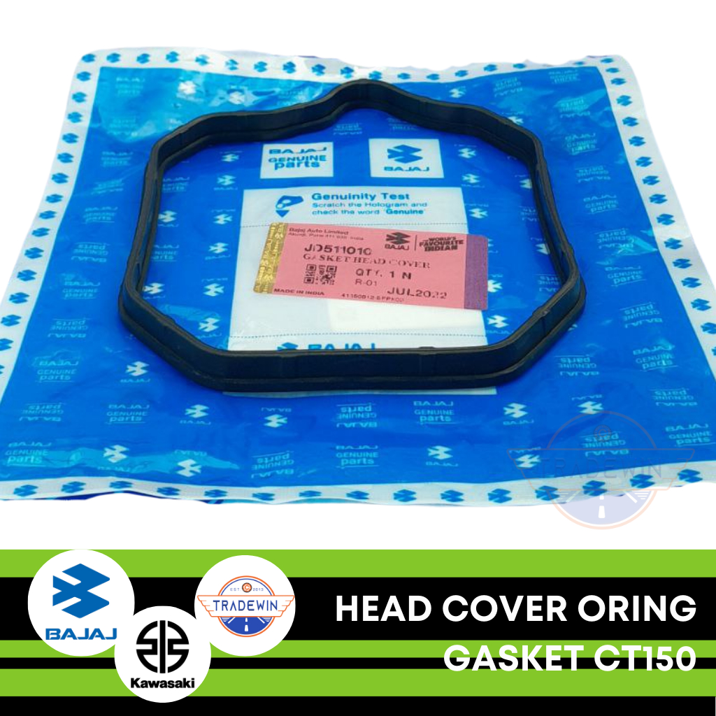 CT150/CT125/ ROUSER135 HEAD COVER GASKET (ORING) BAJAJ GENUINE JD511010