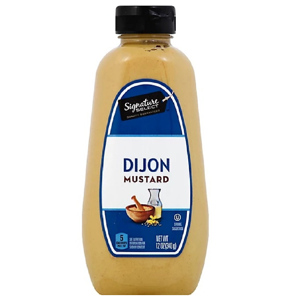 Signature SELECT Mustard Dijon 340G Mustard Horseradish Stone Ground