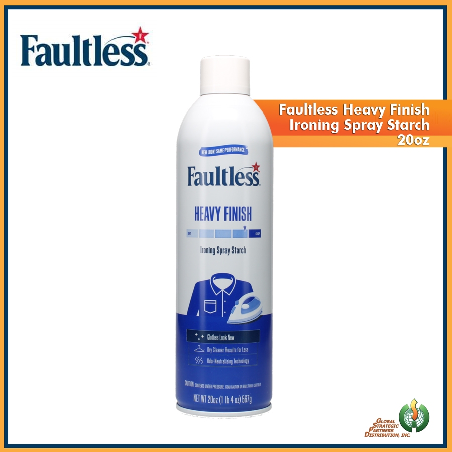 Faultless Heavy Finish Ironing Spray Starch | Shopee Philippines