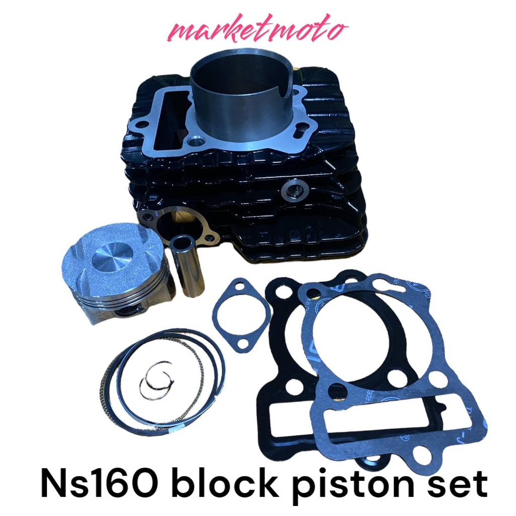 ROUSER NS160 BLOCK WITH PISTON SET 150NS | Shopee Philippines