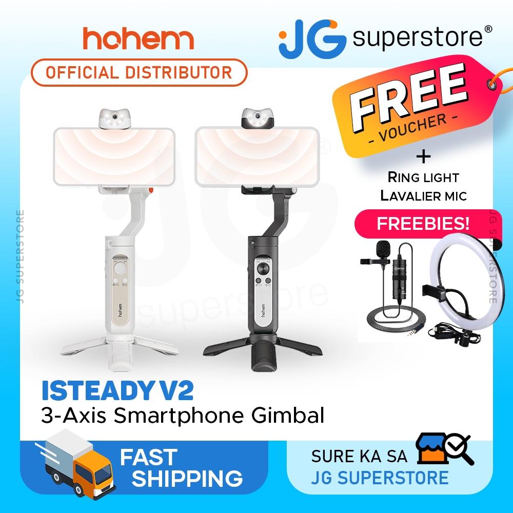 Hohem iSteady V2 AI Sensor Smartphone Gimbal Stabilizer with Built