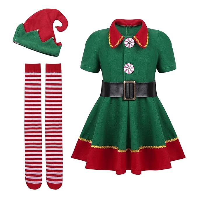 COD Christmas Santa Elf Costume for Adult (Girl) | Shopee Philippines