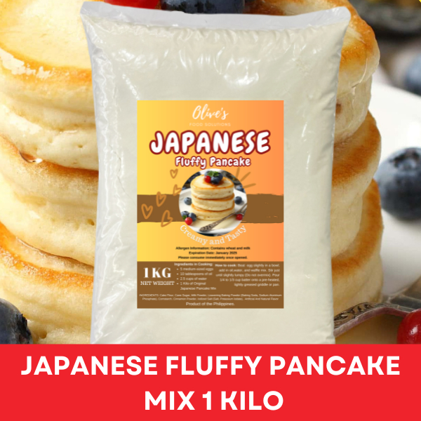 Fluffy Japanese Pancake Mix Creamy and Tasty (1 Kilo) Shopee Philippines