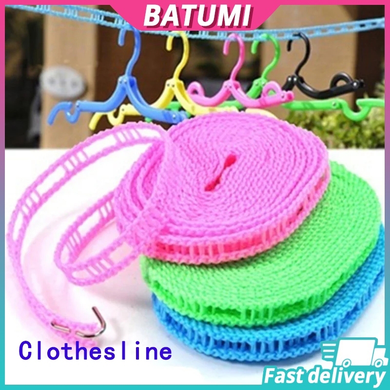 TS COD 3/5/8-Meter Non-slip Clothesline Clothes Dryer Outdoor Cloth ...