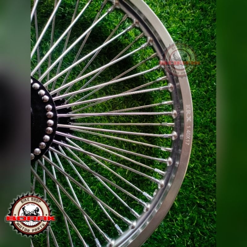 72 SPOKES SIDE WHEEL ASSEMBLY UNIVERSAL SET Free 2pcs Bearing and Axle ...