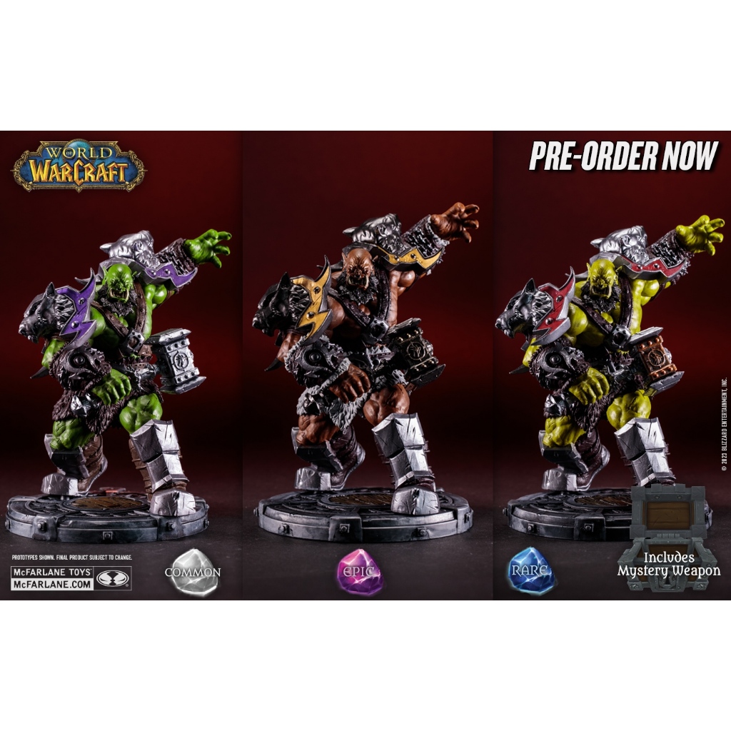 MCFARLANE TOYS WoW 6inch WV1 Orc Shaman / Warrior | Shopee Philippines