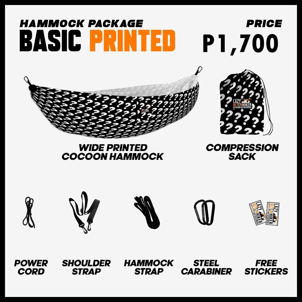 LAZY HITCH PRINTED HAMMOCK COLLECTORS EDITION Shopee Philippines