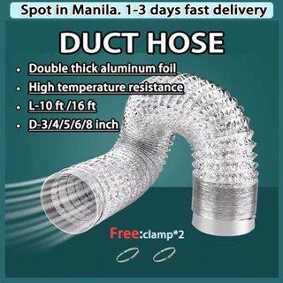 Air Ventilation Pipe Hose Flexible Aluminum Exhaust Duct Range