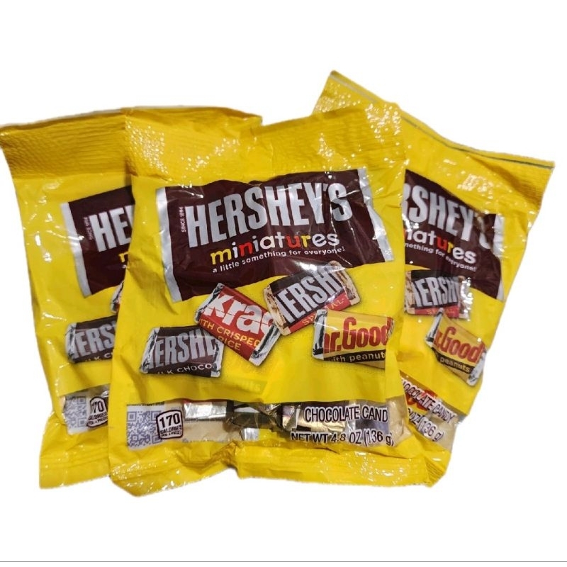 HERSHEY'S MINIATURE 1 PACKS 136G Shopee Philippines